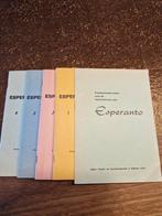 Cursus Esperanto 5 boekjes en 4 vinyl singles inc formuliere, Boeken, Taal | Overige Talen, Zo goed als nieuw, Verzenden