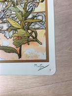 Pracht ALPHONSE MUCHA Metalen Wandbord poster, Huis en Inrichting, Verzenden, Nieuw