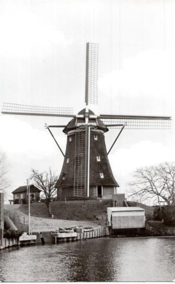 (NH008) Ansichtkaart Aalsmeer molen Stommeerpolder 1973  beschikbaar voor biedingen