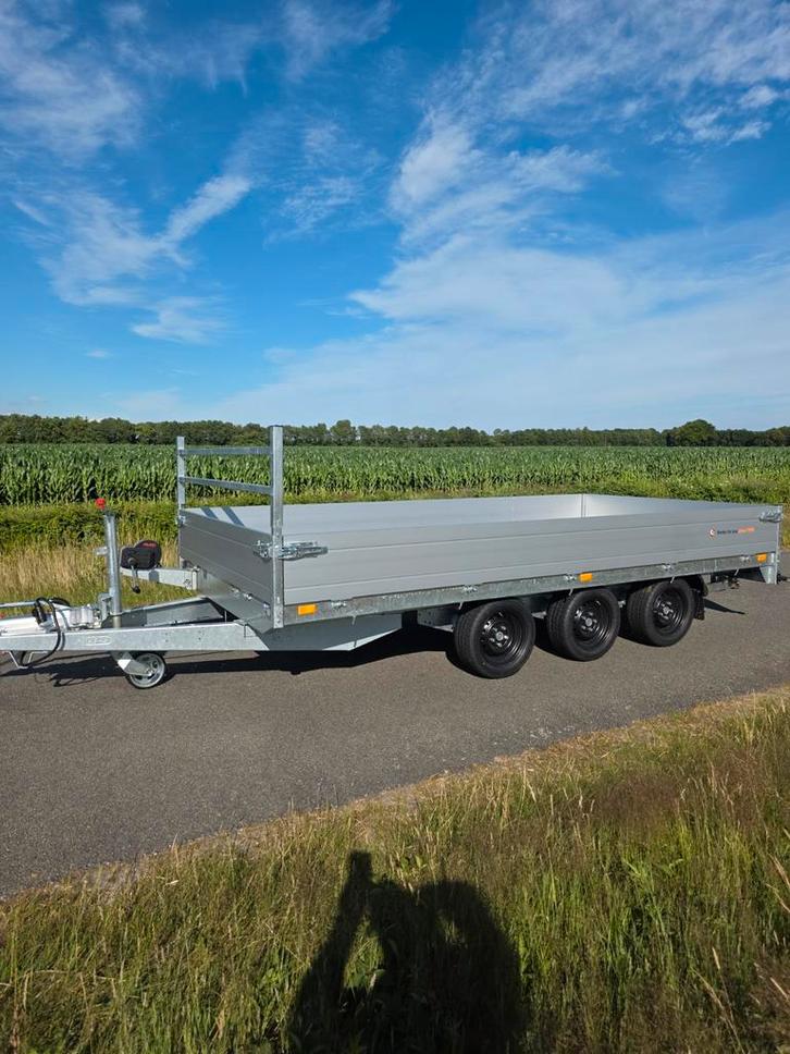Nieuwe Saris Plateau Aanhanger pl3500 406 bij 204 cm 2025, Auto diversen, Aanhangers en Bagagewagens, Ophalen
