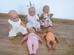 Baby Born Zapf 2 x babypop slaapogen  2 vaste ogen, Ophalen of Verzenden, Zo goed als nieuw, Babypop