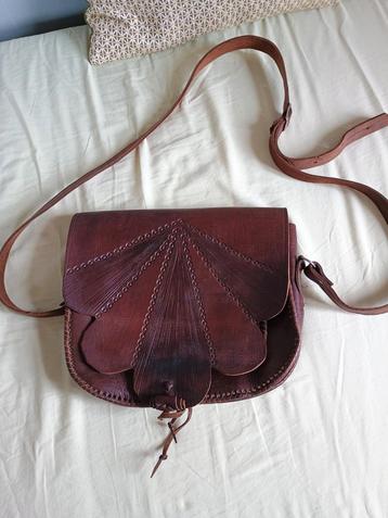 Vintage vol lederen tas - nieuw beschikbaar voor biedingen