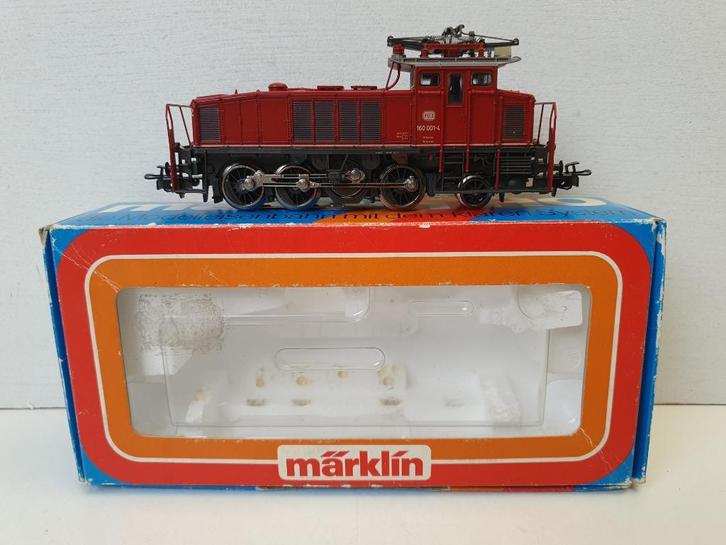 MARKLIN H0 3157 El. rangeerlocomotief 160 001-4 analoog OVP, Hobby en Vrije tijd, Modeltreinen | H0, Gebruikt, Locomotief, Wisselstroom