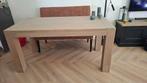 Eettafel vergrijsd eiken, Ophalen, Eikenhout, 50 tot 100 cm, Zo goed als nieuw