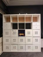 IKEA Kallax kast wit met lades zonder bakken, Huis en Inrichting, Kunststof, Gebruikt, 150 tot 200 cm, Ophalen of Verzenden