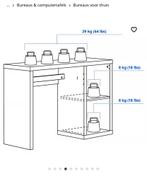 IKEA Kallax Bureau - Nieuwstaat, Ophalen of Verzenden, In hoogte verstelbaar, Zo goed als nieuw, Bureau