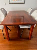 Mooie houten eettafel, Ophalen, Gebruikt, 50 tot 100 cm, 150 tot 200 cm