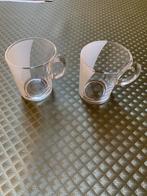 Douwe Egberts kopjes en glazen kopjes, Ophalen of Verzenden, Overige stijlen, Kop(pen) en/of Schotel(s), Glas