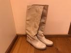 Sacha off white laarzen maat 39, Kleding | Dames, Schoenen, Verzenden, Zo goed als nieuw, Wit, Hoge laarzen