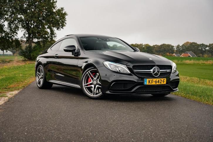 Mercedes-Benz C-Klasse 4.0 C63s AMG Coupe AUT 2016 zwart, Auto's, Mercedes-Benz, Particulier, C-Klasse, 360° camera, ABS, Achteruitrijcamera