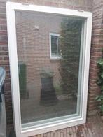 3x Ramen Meranti (Hardhout)., 75 tot 150 cm, Gebruikt, Raamkozijn, Ophalen of Verzenden