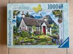 Puzzel 1000 stukjes Ravensburger “Lochside Cottage”, Ophalen of Verzenden, 500 t/m 1500 stukjes, Zo goed als nieuw, Legpuzzel