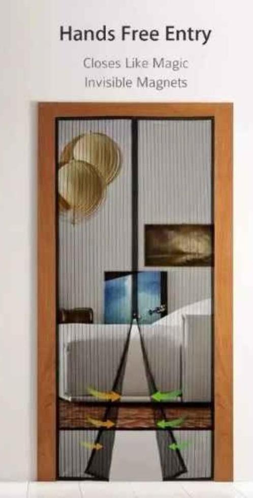 deurhor zelfsluitende vliegenhor 100x210 cm - nieuw, Doe-het-zelf en Verbouw, Deuren en Horren, Nieuw, 200 tot 215 cm, 100 tot 120 cm