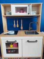 Ikea duktig keuken met houten toebehoor en pannen, Ophalen, Zo goed als nieuw