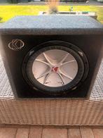 Kicker sub met  audison versterker, Auto diversen, Autospeakers, Ophalen, Zo goed als nieuw