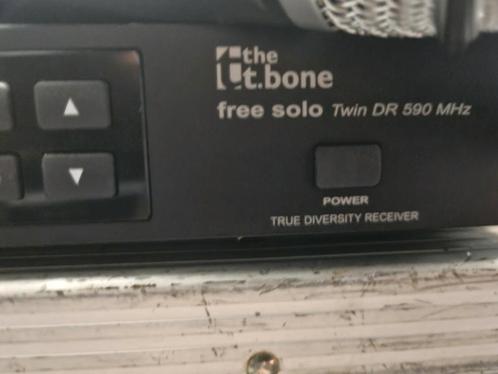 The t.bone free solo Twin  Microfoon Set, Muziek en Instrumenten, Microfoons, Gebruikt, Zangmicrofoon, Draadloos, Ophalen of Verzenden