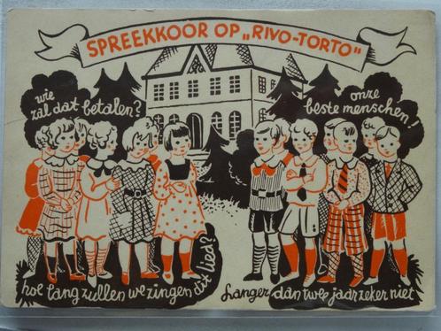 NIJMEGEN spreekkoor op rivo-torto, Verzamelen, Ansichtkaarten | Nederland, Ongelopen, Gelderland, 1920 tot 1940, Ophalen of Verzenden