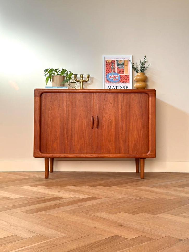 Vintage dressoir sideboard Dyrlund jaren 50/60 Deens design, Huis en Inrichting, Kasten | Dressoirs, Gebruikt, 100 tot 150 cm