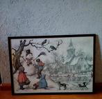 Anton Pieck Winterlandschap, Antiek en Kunst, Ophalen