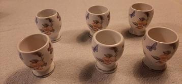 6 Janneke Brinkman Eierdopjes Fruit & Flowers beschikbaar voor biedingen