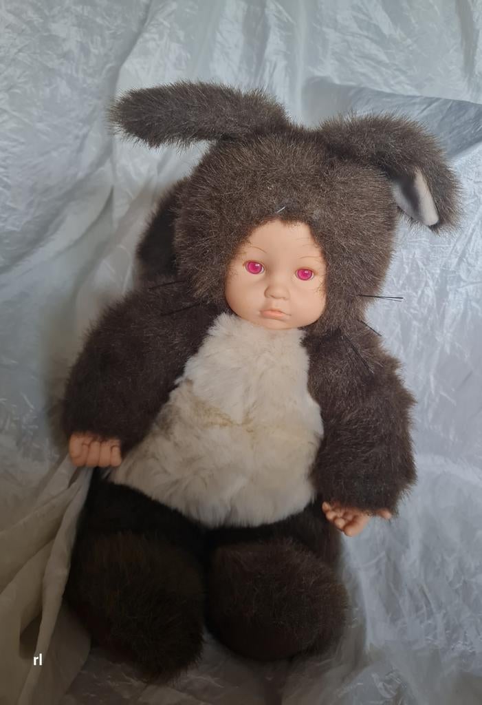 Anne Geddes Eekhoorn Babypop - Goede Staat, Ophalen of Verzenden, Zo goed als nieuw, Babypop