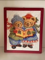 Kerst schilderij - Diamond Painting - Beren, Diversen, Kerst, Ophalen, Zo goed als nieuw