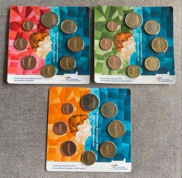 Nederland 2014 - 2015 - 2016 | UNC Muntsetjes | 2 Euro beschikbaar voor biedingen