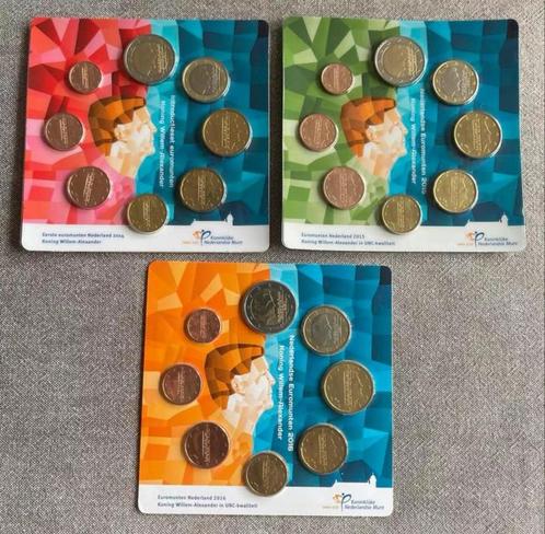 Nederland 2014 - 2015 - 2016 | UNC Muntsetjes | 2 Euro, Postzegels en Munten, Munten | Nederland, Setje, Euro's, Koningin Beatrix