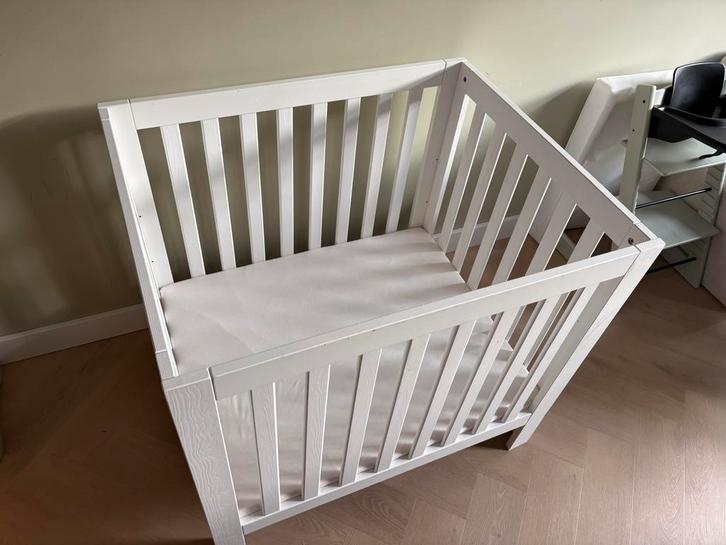 Babybox (Bart) 100x80 wit verstelbaar, Kinderen en Baby's, Boxen, Zo goed als nieuw, Boxkleed, Ophalen