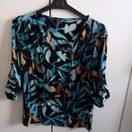 Blouse met bladermotief maat S, Ophalen of Verzenden, Zo goed als nieuw, Maat 36 (S), Overige kleuren