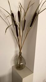 Decoratieve vaas met sigaren., Huis en Inrichting, Overige kleuren, 50 tot 75 cm, Ophalen of Verzenden, Glas