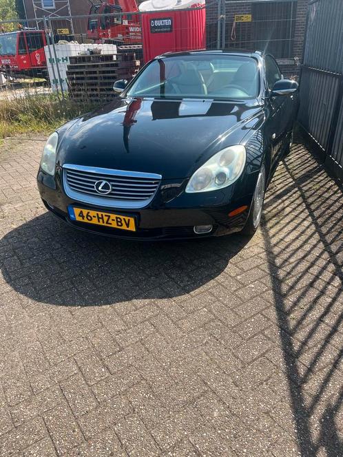 Lexus SC 430 4.3 V8 AUT 2002 Zwart meer foto’s volgen zsm, Auto's, Lexus, Particulier, SC, ABS, Airbags, Airconditioning, Alarm