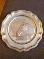 Tinnen wandbord met paardenhoofd (vintage), Ophalen