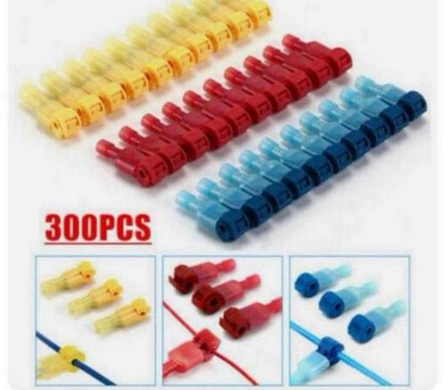 300x T-Taps Wire Connectors Geïsoleerde 300 Kabelverbinders, Hobby en Vrije tijd, Elektronica-componenten, Ophalen of Verzenden