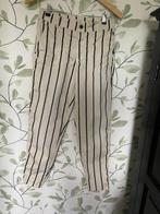 Summum woman ecru off white broek met blauwe streep xs 34, Summum Woman, Wit, Ophalen of Verzenden, Zo goed als nieuw