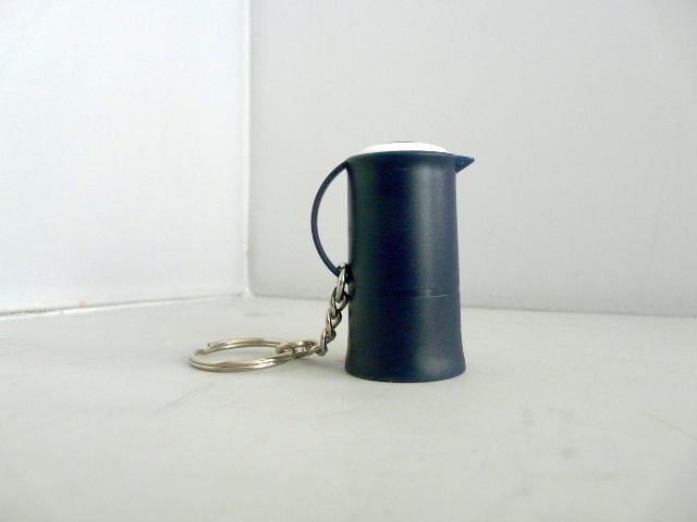 Tupperware sleutelhanger - schenkkan., Ophalen of Verzenden, Zo goed als nieuw, Blauw, Overige typen