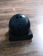 Bowlingbal in tas kleur blauw., Ophalen, Zo goed als nieuw