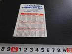 sticker Kalender 1985 Rotterdam mrc techniek Westzeedijk 520, Ophalen, Zo goed als nieuw, Bedrijf of Vereniging