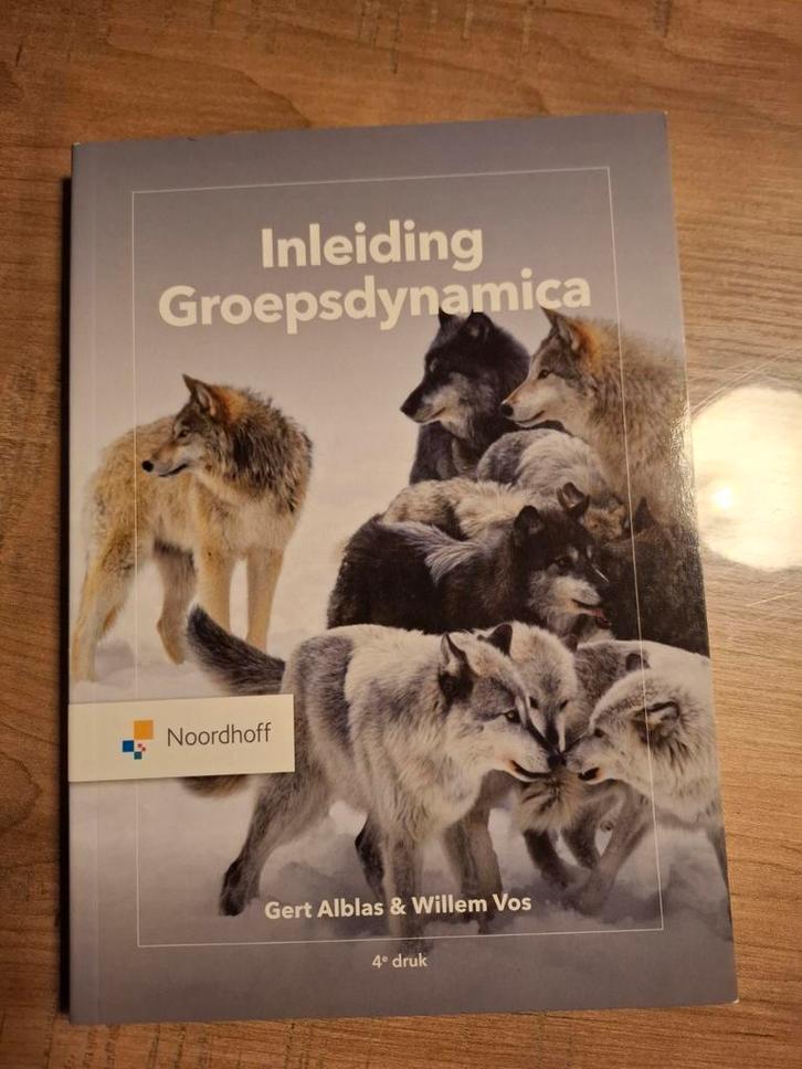 Inleiding Groepsdynamica - Alblas & Vos, Boeken, Studieboeken en Cursussen, Gelezen, HBO, Gamma, Ophalen of Verzenden