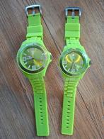 2x OOZOO horloge dames + heren groen PLUS, Sieraden, Tassen en Uiterlijk, Horloges | Heren, Ophalen of Verzenden, Zo goed als nieuw