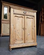 Voorraadkastje | Grenen Bijzettafel | Brocante #2096, Ophalen of Verzenden