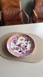 Vrolijk bordje Birdy collection, Ophalen of Verzenden, Gebruikt, Rond, Overige materialen