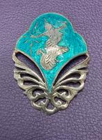 Grote oude broche Thailand Siam Sterling, Ophalen of Verzenden, Zo goed als nieuw