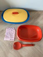 TUPPERWARE SET TRICOLORE NIEUWSTAAT, Ophalen of Verzenden, Zo goed als nieuw, Schaal