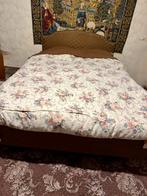 Bed met Hoofdeinde - Comfortabel Slapen!, Ophalen, Gebruikt, Bruin, Tweepersoons