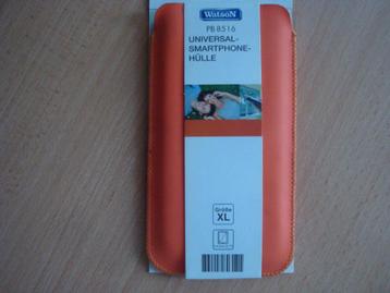 Universele telefoonhoes smartphone oranje nieuw beschikbaar voor biedingen