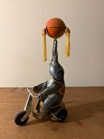 Olifant op fiets blikken speelgoed, Ophalen of Verzenden