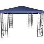 Paviljoen dak 3x3 meter kleur blauw