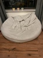 Witte Teddy Zitzak, Ophalen, Gebruikt, Grijs, Zitzak