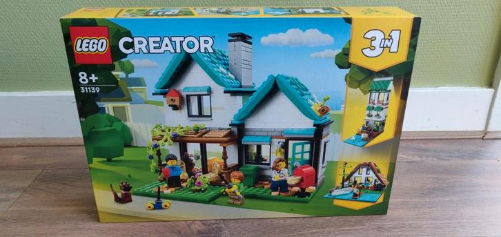 Lego Creator 3 in 1 set 31139 - Knus huis, Kinderen en Baby's, Speelgoed | Duplo en Lego, Nieuw, Lego, Complete set, Ophalen of Verzenden